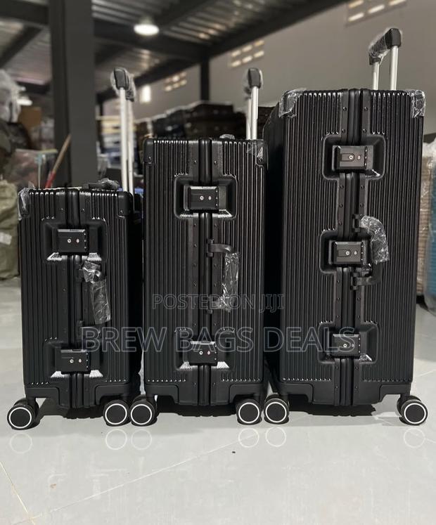 Jony Black 3set Aluminum Purely Locks Trunk Suitcase. · Photo 1