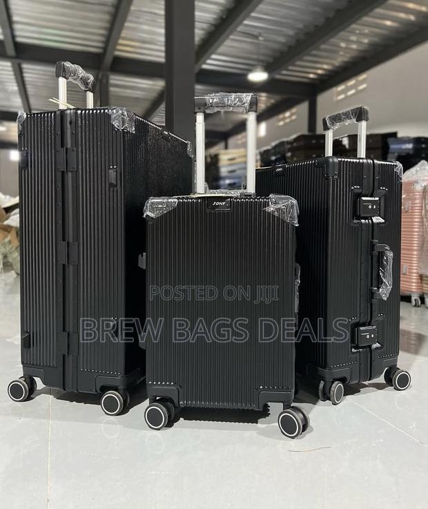 Jony Black 3set Aluminum Purely Locks Trunk Suitcase. · Photo 2
