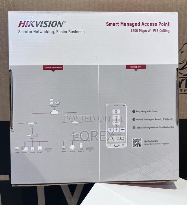 Hikvision Wi-fi 6 1800m Ceiling Access Point Ds-3wap622g-si · Photo 2