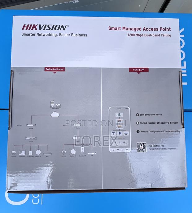 Hikvision Wifi 6 Ceiling Access Point 1200mbps Ds-3wap522-si · Photo 2