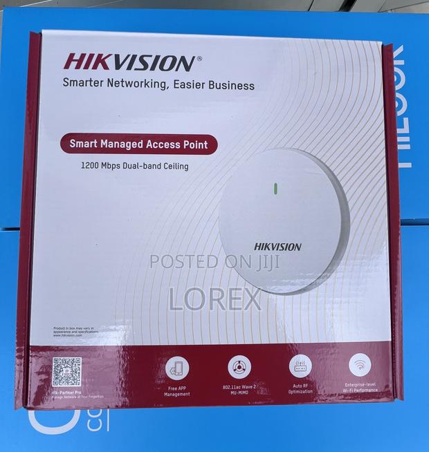 Hikvision Wifi 6 Ceiling Access Point 1200mbps Ds-3wap522-si · Photo 1