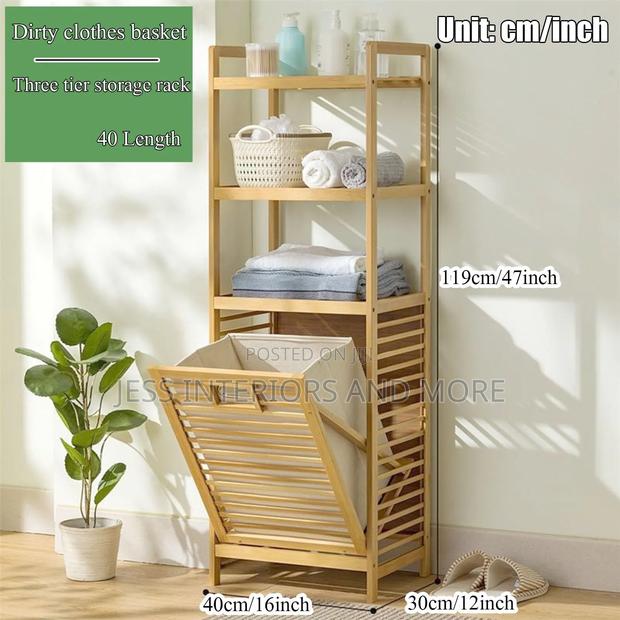 Bamboo Laundry Hamper · Photo 3