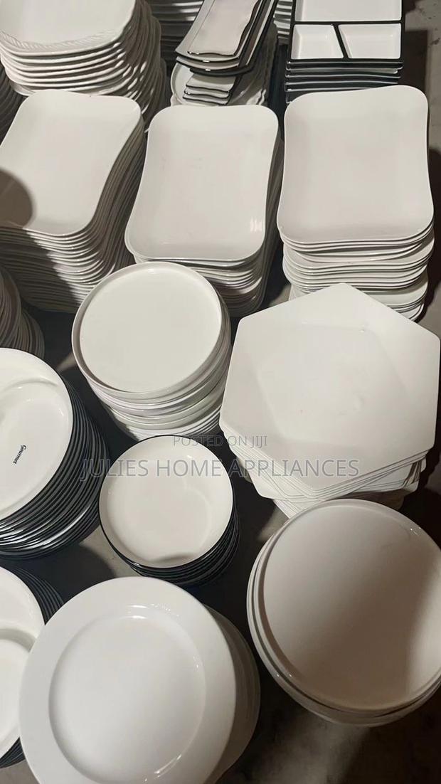 Beautiful Big Ceramic Mix Fufu Bowls /Plates Set · Photo 2