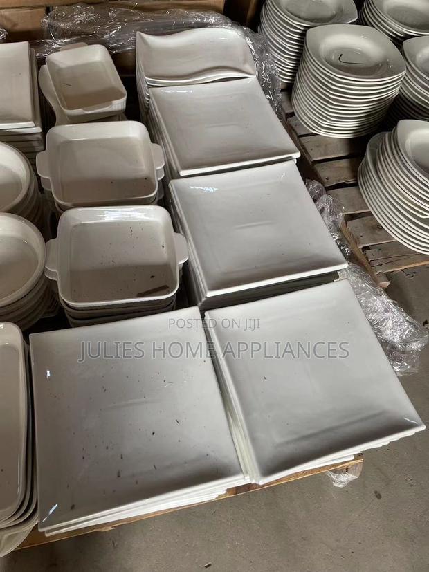 Beautiful Big Ceramic Mix Fufu Bowls /Plates Set · Photo 4