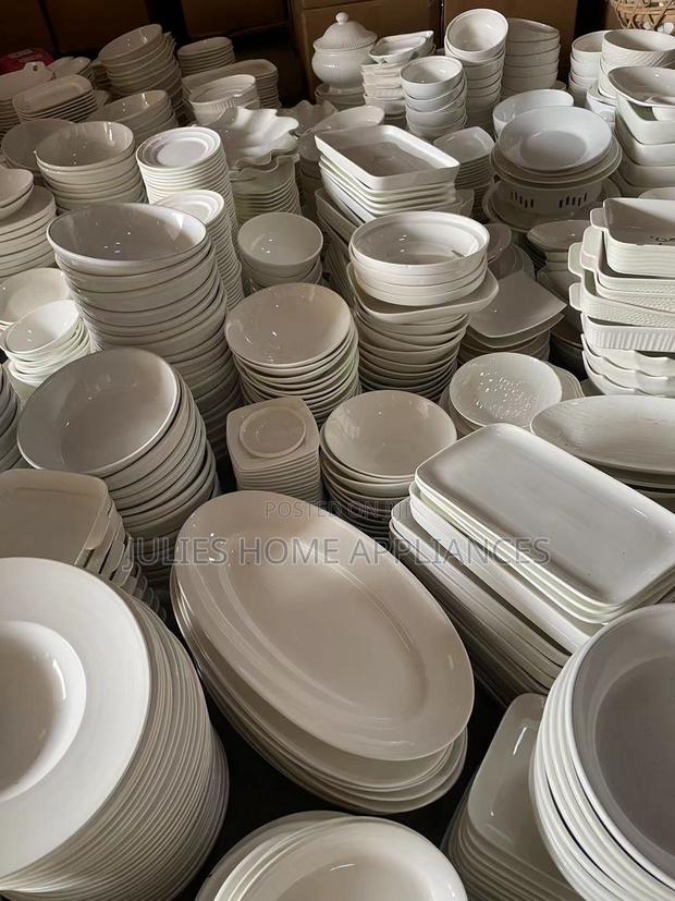 Beautiful Big Ceramic Mix Fufu Bowls /Plates Set · Photo 3