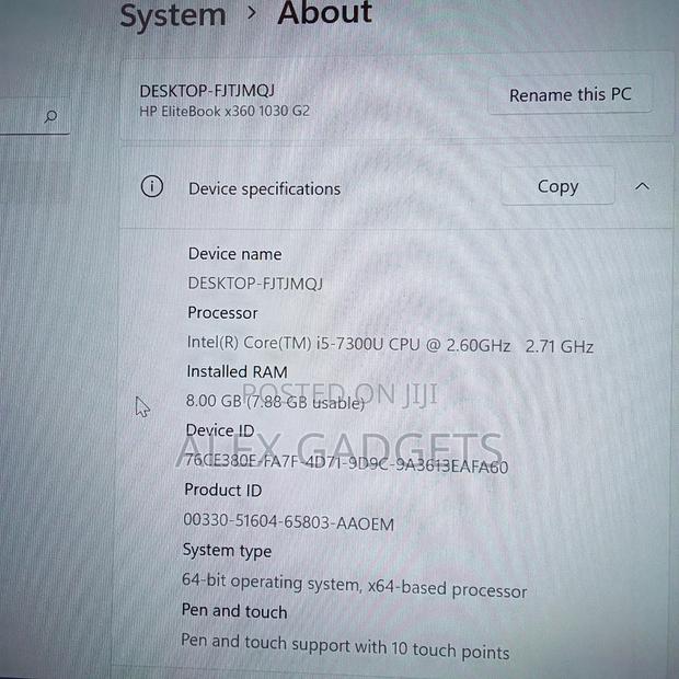 Laptop HP EliteBook X360 1030 G2 8GB Intel Core I5 SSD 256GB · Photo 4