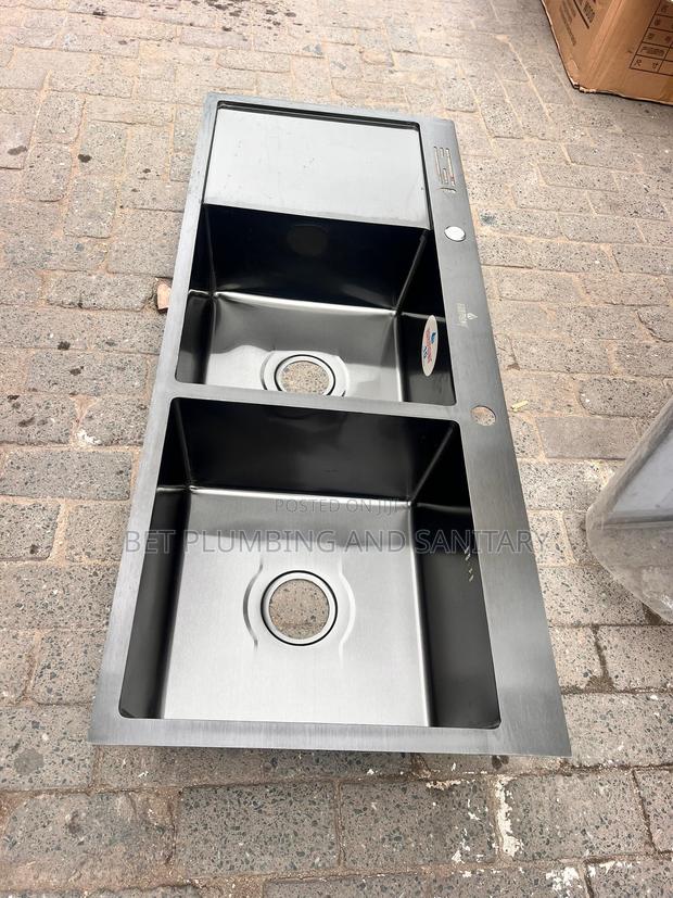 Two Bowl Cabinet Sink_european Kitchen Sink Complete · Photo 1