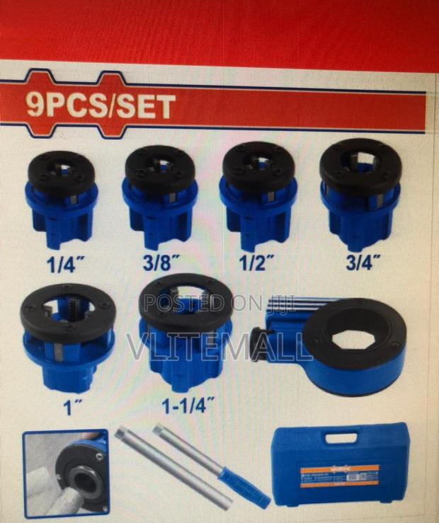 Wadfow 9 PCS PVC Pipe Threading Set - Wjk1d61 · Photo 1