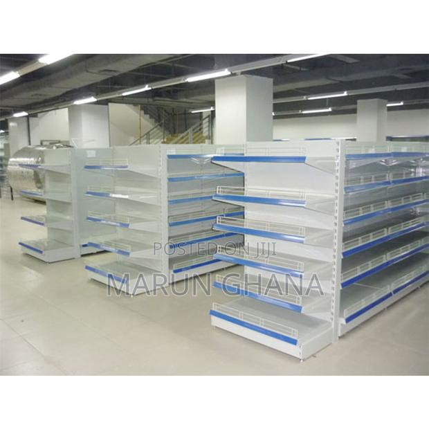 Double Side Rack Shelves End Unit for Supermarket/Pharmacy/Retail · Photo 1