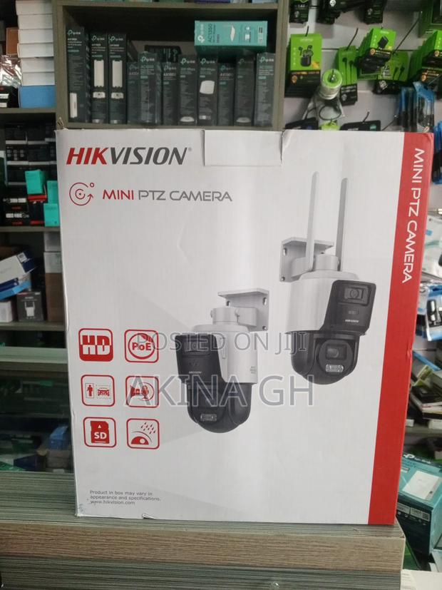 Hikvision 4mp Dual Lens Mini PTZ Poe Camera Ds-2se3c404mwg-E/14 · Photo 1