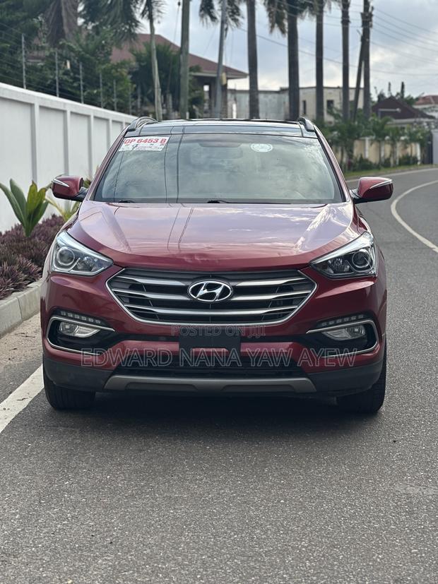 Hyundai Santa Fe SE Ultimate AWD 2017 Red · Photo 3