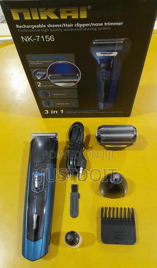 3 in 1 Rechargeable Nose Trimmer/ Shaver/ Smoothener. · Photo 1