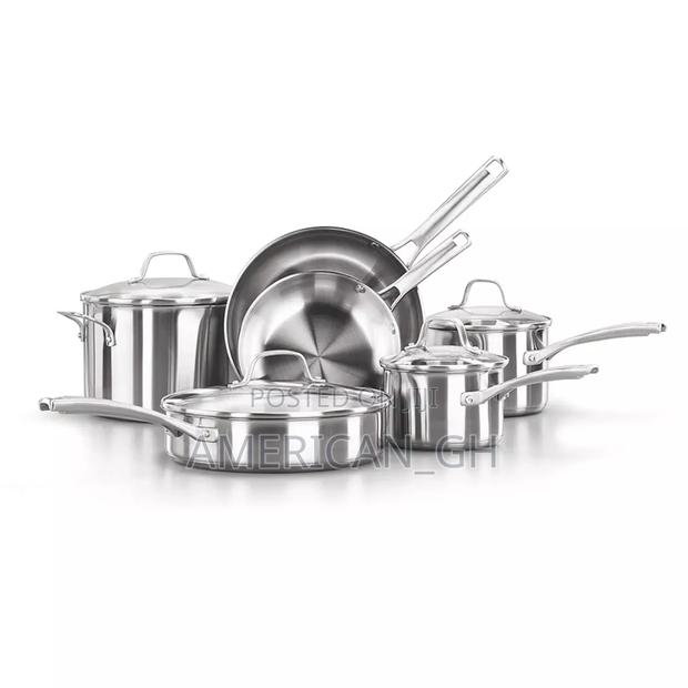 Calphalon Classic Stainless Steel Cookware Set, 10-Piece · Photo 1