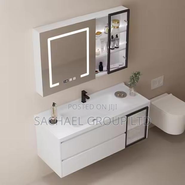 New Design Cabinet Basin With Led Mirror · Photo 5