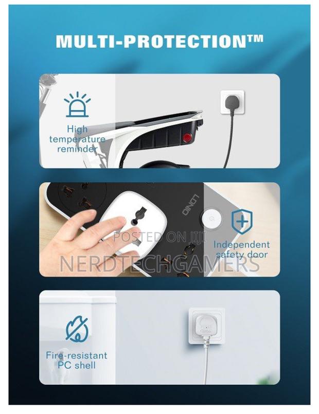 Ldnio Scw1050 Power Socket Suitable for Uk Eu Us, Remote Control · Photo 5