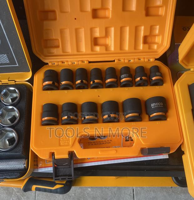 Ingco 14 Pieces 1/2” Dr. Impact Socket Set · Photo 2
