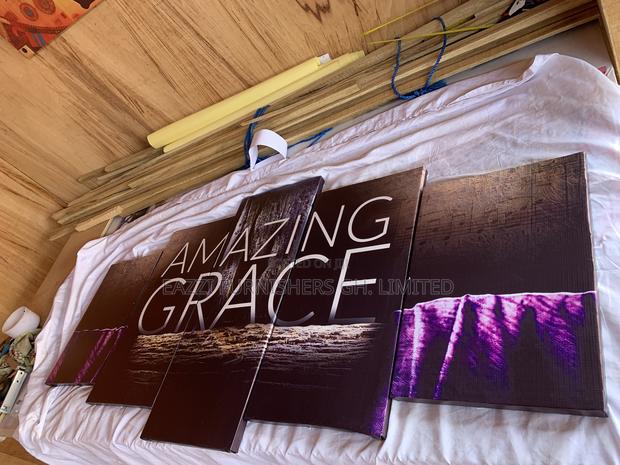 Amazing Grace Purple Canvas Wall Arts 3d Frames Decor · Photo 1