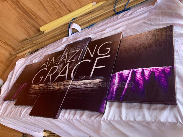 Amazing Grace Purple Canvas Wall Arts 3d Frames Decor · Photo 3