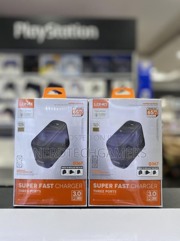 Ldnio Q367 Gan 65w 3 Usb C Quick Charging Universal Travel Fast Charg · Photo 2