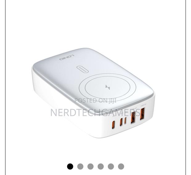 Ldnio Pd 140w Super Fast Charge + Wireless Charger Port Adapter · Photo 2