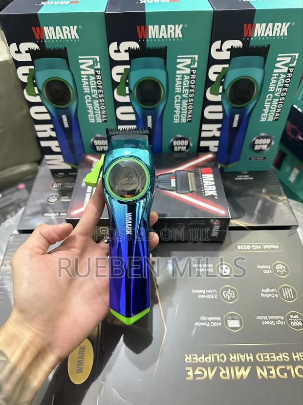 2500mah Wmark Ng-9009 Professional 9,000rpm Salon Barbering Machine · Photo 3