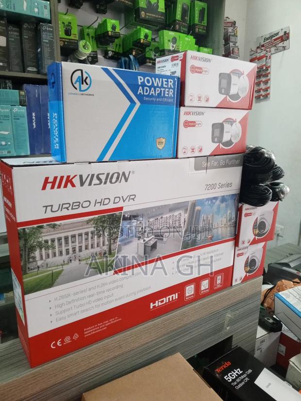 Hikvision 4ch Color With Audio CCTV Complete Kit · Photo 1