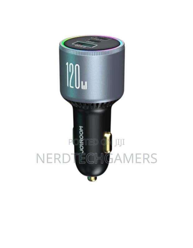 Joyroom Jr-Ccn07 120w 3-Port (2pd+1qc3.0) Car Charger · Photo 3