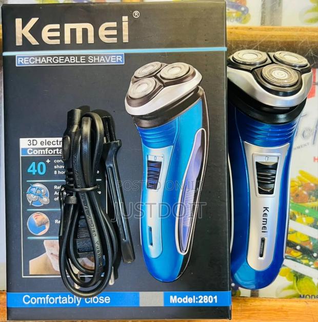 Kemei 3 Head Rechargeable Electric Shaver · Photo 1
