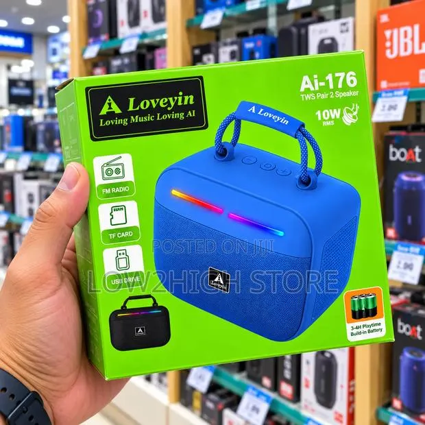 A Loveyin Al-176 10W Deep Bass RGB Bluetooth Speaker - Low2High · Photo 1