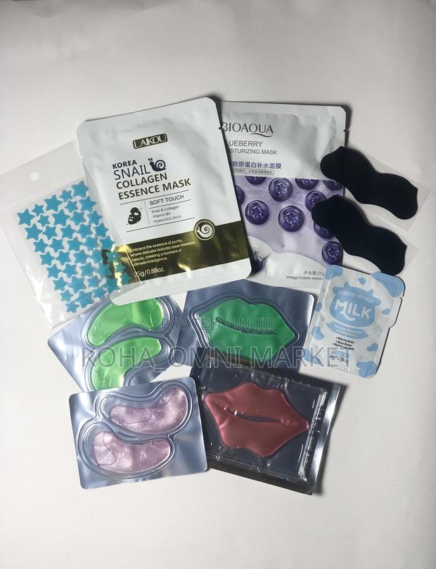 Face Care Set (Sheet Mask, Pimple Patches, Eye/Lip Mask, Nose Strips · Photo 1