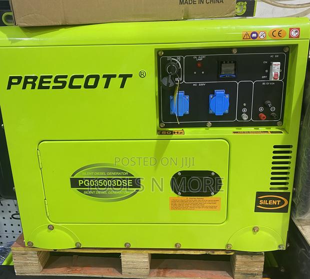 Prescott Silent Diesel Generator 5.0kw ( Single Phase) · Photo 1