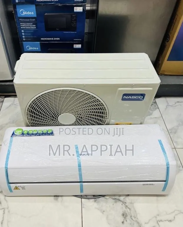 Inverter Split Type Nasco 1.5hp Air Conditioner(White)Remote · Photo 1