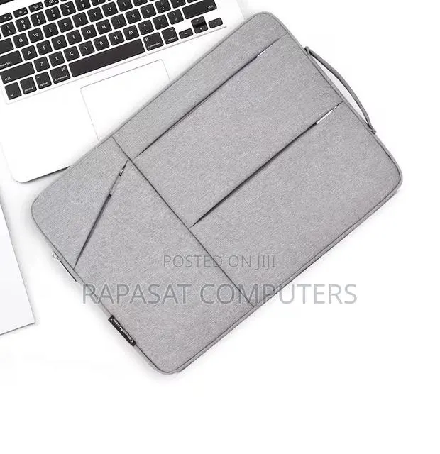 Newly (15.6", 14", 13") Laptop Sleeve Bag Gray 3-Side Zip -¢110 Per1 · Photo 1