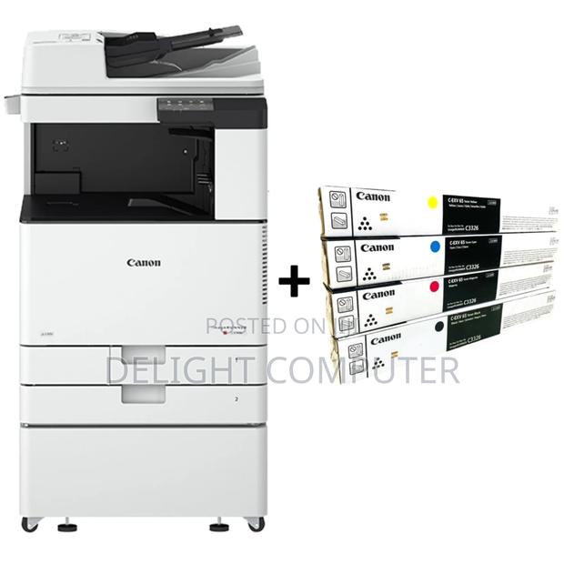 Canon Imagerunner C3326i With Inbuilt Adf, Pedestal, C-Exv65 Toners · Photo 1
