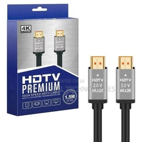 Hdmi Cable 1.5m With Ethernet Ver2.0 60hz – (Hdm5e-) · Photo 1