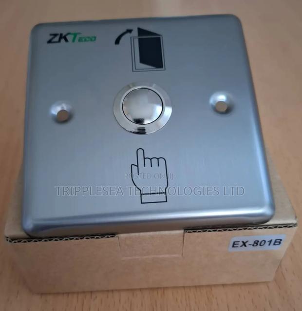 Zkteco Ex-801b Exit Button Metal (Touch) · Photo 1