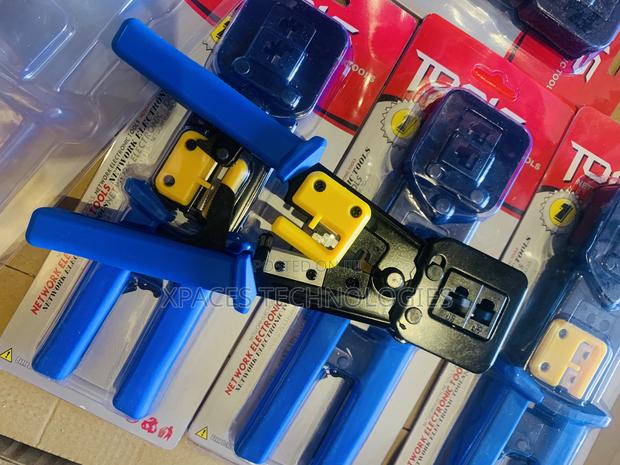 Pass Through Crimping Tool for Rj45 Rj12 , Cat6 , Cat5 Lan · Photo 1