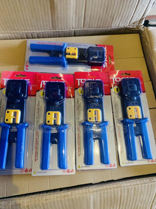 Pass Through Crimping Tool for Rj45 Rj12 , Cat6 , Cat5 Lan · Photo 2