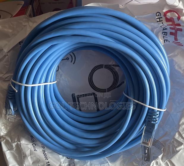 Cat6 Patch Cord 10m Full Copper Cable Ght · Photo 1