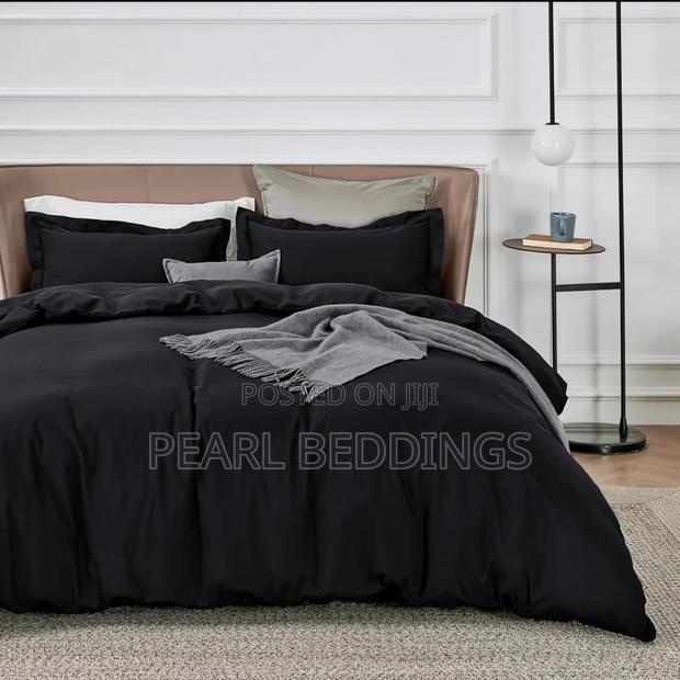 Luxurious Egyptian Cotton 7pcs Plain Color Duvet Set Available · Photo 1
