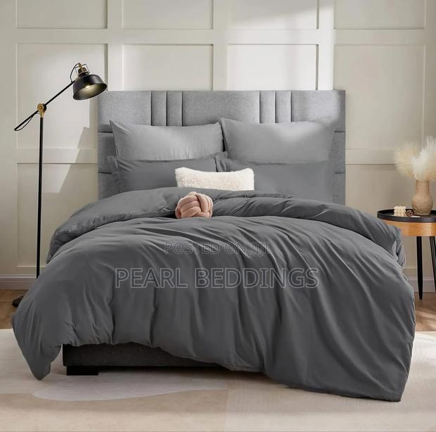 Luxurious Egyptian Cotton 7pcs Plain Color Duvet Set Available · Photo 2