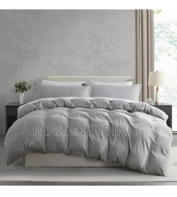 Luxurious Egyptian Cotton 7pcs Plain Color Duvet Set Available · Photo 3