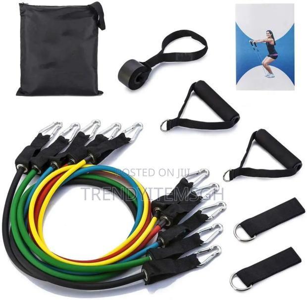 Resistance Bands Set Elastic Workout Fitness Exercise Tube Bands · Photo 2