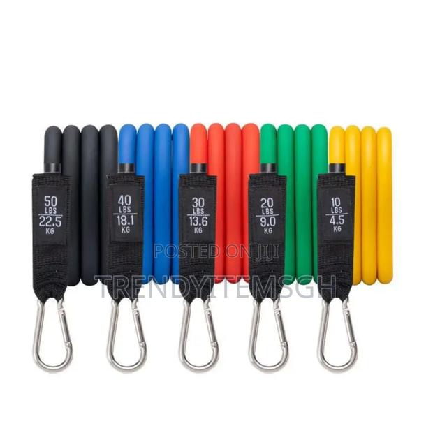 Resistance Bands Set Elastic Workout Fitness Exercise Tube Bands · Photo 4