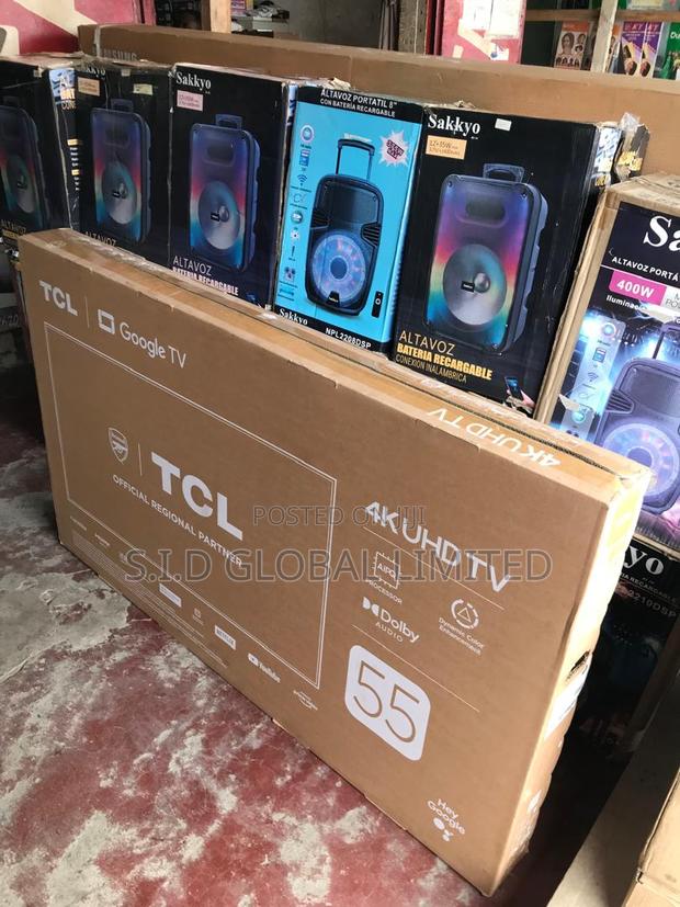 TCL 55" Built-in Google Assistance Smart Tv · Photo 1