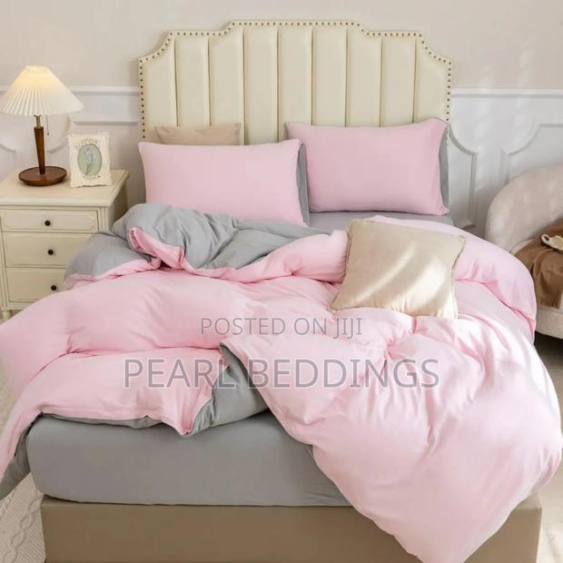 Reversible Luxurious 100% Cotton Plain Color 7pcs Duvet Set Available · Photo 2