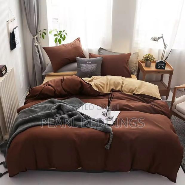 Reversible Luxurious 100% Cotton Plain Color 7pcs Duvet Set Available · Photo 1