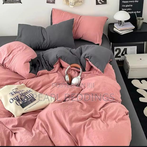 Reversible Luxurious 100% Cotton Plain Color 7pcs Duvet Set Available · Photo 7