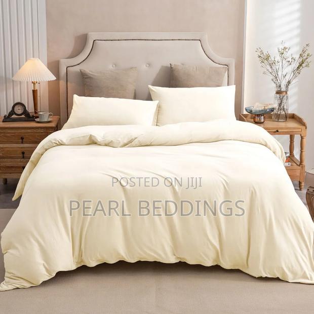 Reversible Luxurious 100% Cotton Plain Color 7pcs Duvet Set Available · Photo 8