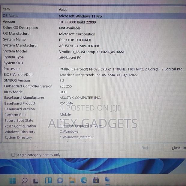 Laptop Asus 4GB Intel Celeron SSD 128GB · Photo 3